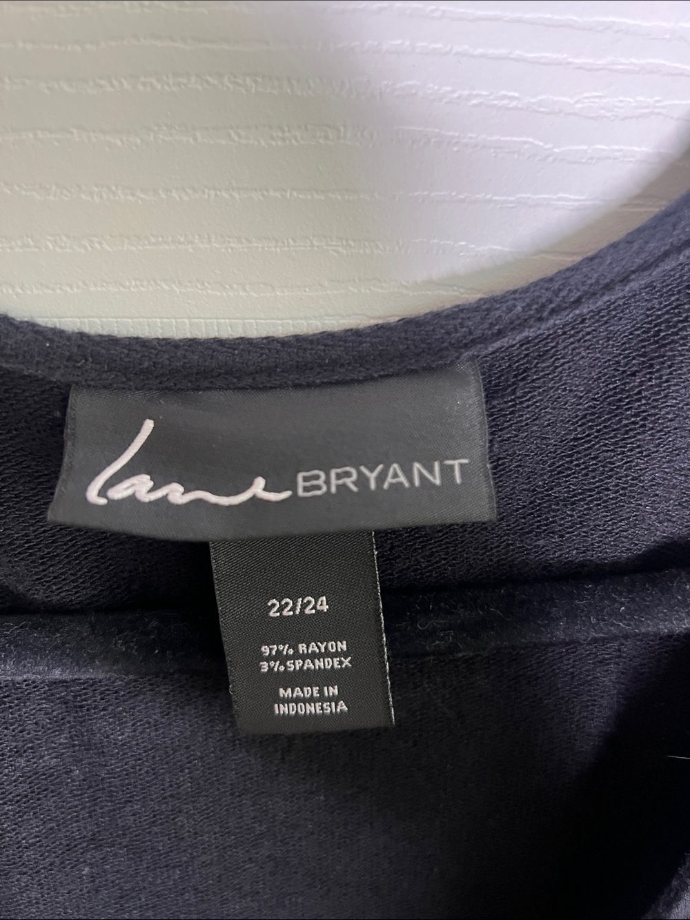 Lane Bryant black oversized blouse.. - Picture 3 of 4